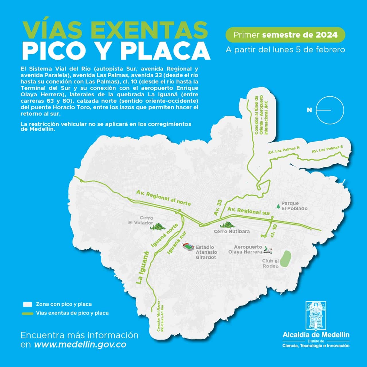 pico y placa en Medell&iacute;n
