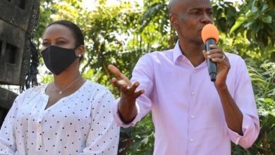 presidente de Hait&iacute; y su esposa