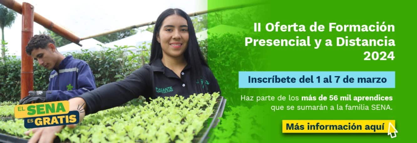 As&iacute; se puede inscribir en la II Oferta de Formaci&oacute;n Presencial y a Distancia 2024 del SENA.