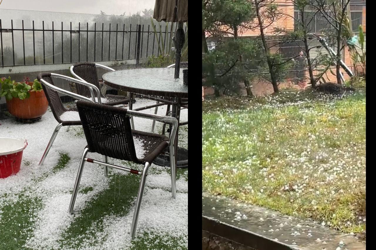 Video: Se registr&oacute; fuerte granizada en diferentes sectores de Bogot&aacute;