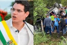 Alcalde de La Jagüa de Ibirico sufrió grave accidente; su escolta falleció