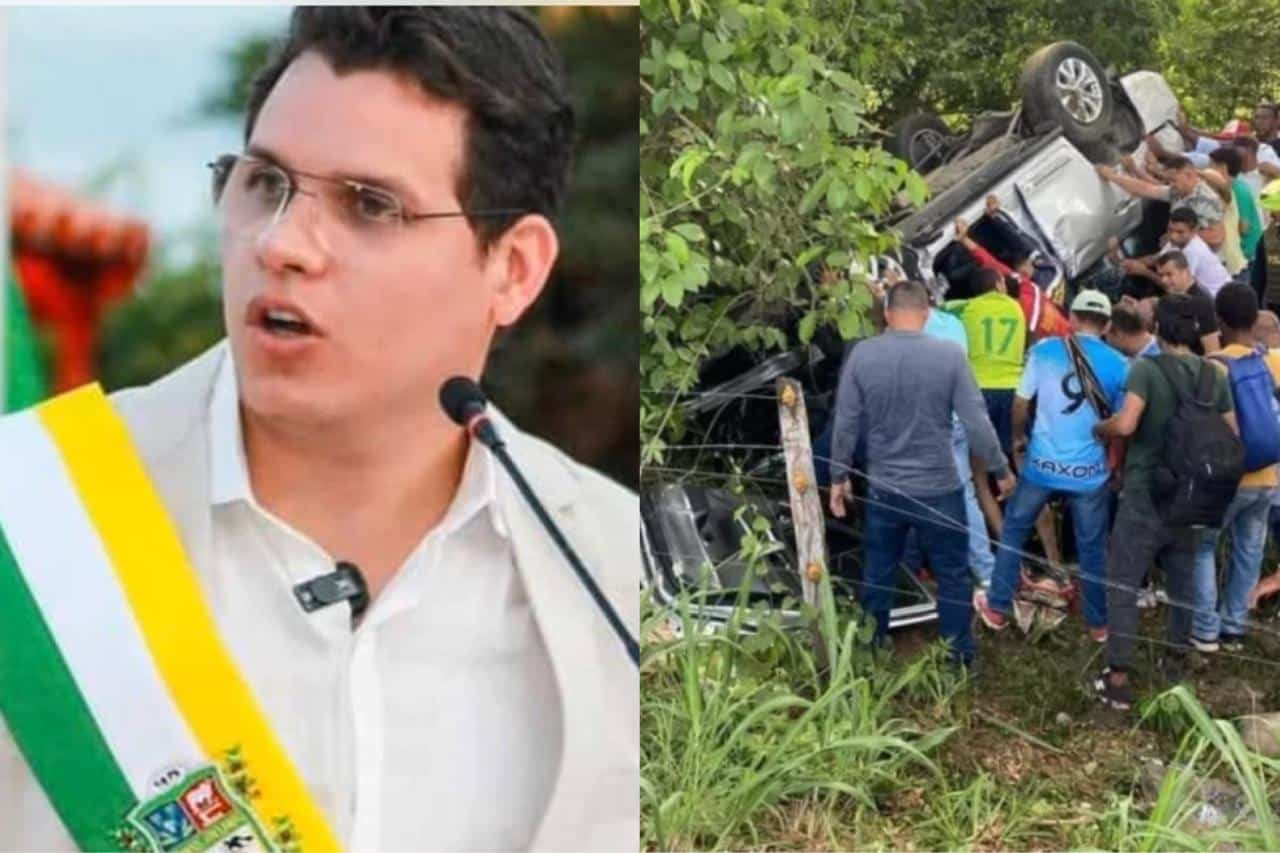 Alcalde de La Jag&uuml;a de Ibirico sufri&oacute; grave accidente; su escolta falleci&oacute;