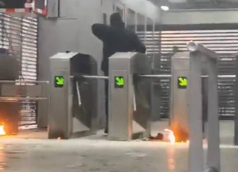 En im&aacute;genes: as&iacute; se vivieron los disturbios en la Universidad Nacional