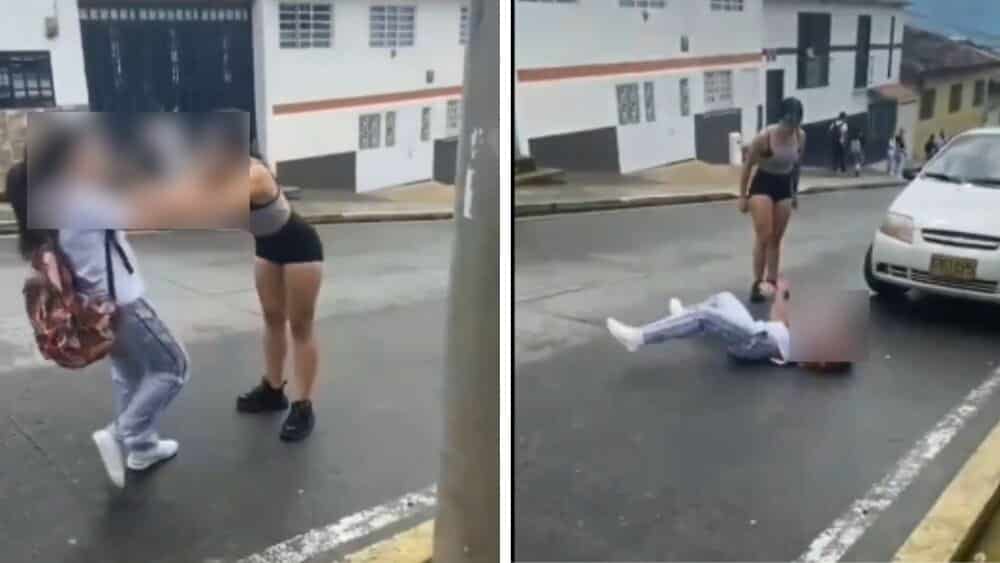 Indignaci&oacute;n en redes por mujer que golpe&oacute; a estudiante de colegio