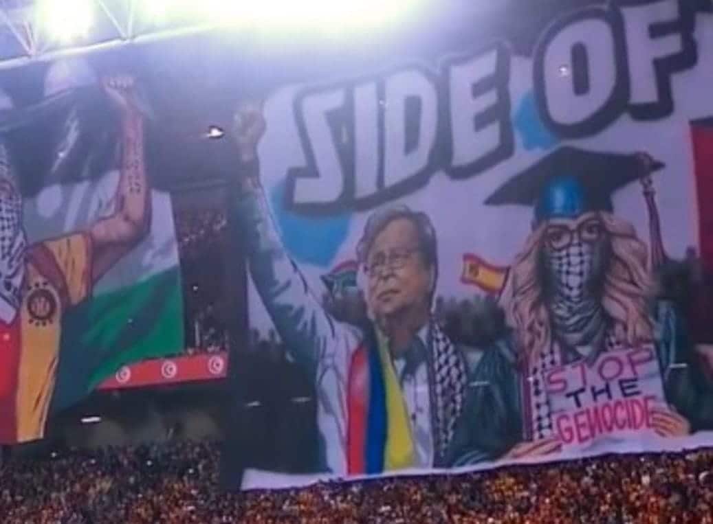 &iquest;Por qu&eacute; la imagen de Gustavo Petro apareci&oacute; en estadio de &Aacute;frica?