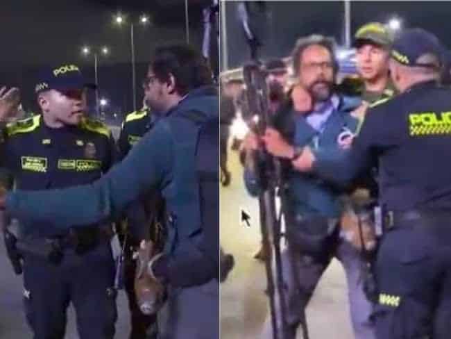 Video: as&iacute; agredieron polic&iacute;as a periodistas durante cobertura del caso La Modelo / Esto hicieron con polic&iacute;a que agredi&oacute; a periodista que cubr&iacute;a caso de La Modelo