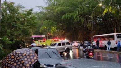 choque m&uacute;ltiple en medell&iacute;n