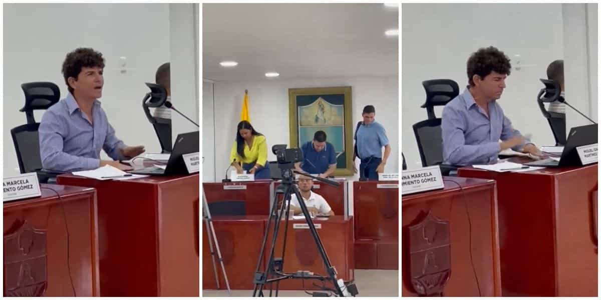 Video: Hubo descontrol en el Concejo de Santa Marta