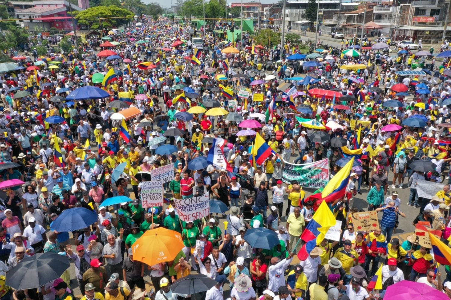 As&iacute; transcurrieron las marchas de este 1 de mayo en Colombia