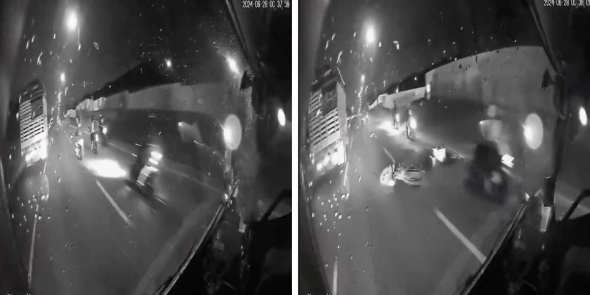 Hablan l&iacute;deres del grupo de motorizados se&ntilde;alados de arroyar a una joven en Sibat&eacute;