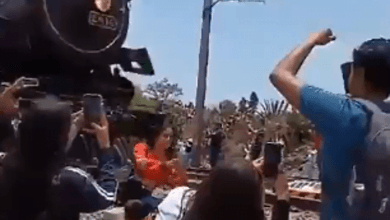 Mujer perdi&oacute; la vida al intentar tomarse una selfie junto a un tren en movimiento&nbsp;