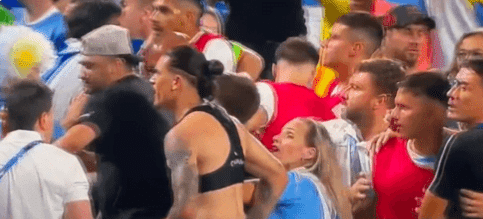 Empiezan las acciones de la Conmebol por gresca tras partido Colombia-Uruguay