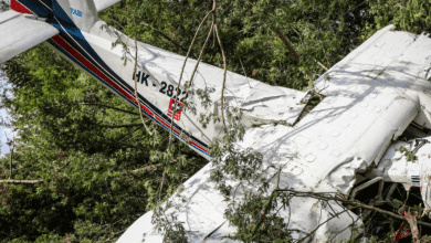 En video: As&iacute; se vivi&oacute; el desplome de una avioneta en Ch&iacute;a registradur&iacute;a