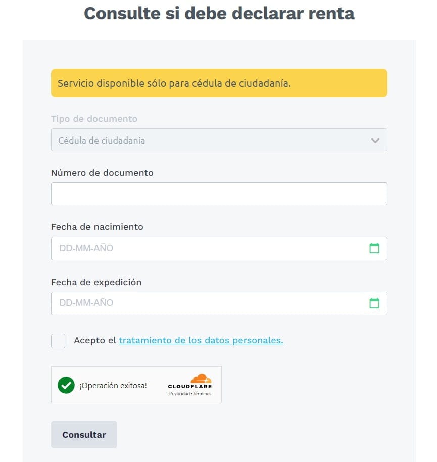 Dian lanz&oacute; aplicaci&oacute;n para consultar con la c&eacute;dula si debe declarar&nbsp;renta&nbsp;en&nbsp;2024: as&iacute; funciona