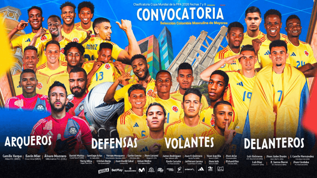 Eliminatorias Sudamericanas: Convocatoria de la Selecci&oacute;n Colombia para las fechas 7 y 8