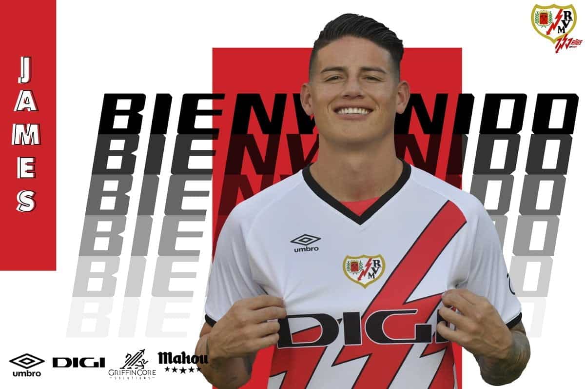 James Rodr&iacute;guez jugador de Rayo Vallecano