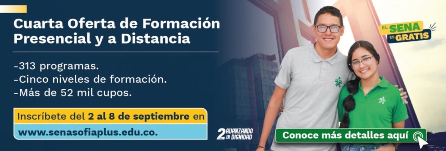 &iexcl;Estudia gratis! SENA abri&oacute; inscripciones de la cuarta Oferta de Formaci&oacute;n Presencial y a Distancia