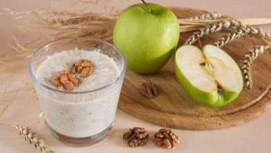 Licuado de manzana con avena y linaza: beneficios y c&oacute;mo prepararlo