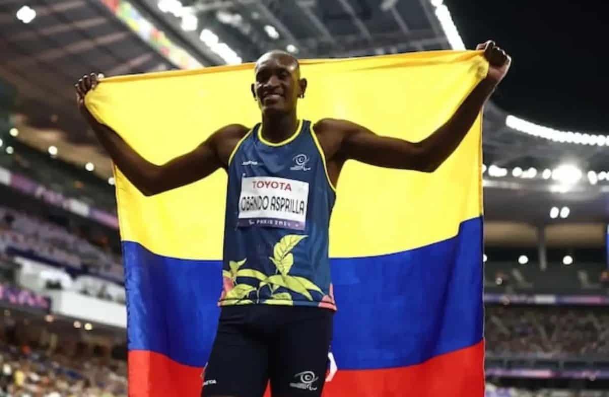 Sebasti&aacute;n Obando le dio otra medalla de oro a Colombia en los Paral&iacute;mpicos de Par&iacute;s