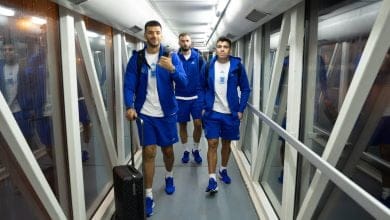 Argentina ya est&aacute; en Barranquilla para enfrentarse a la Selecci&oacute;n Colombia