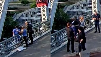 Cantante Bon Jovi evit&oacute; que una mujer saltara de un puente