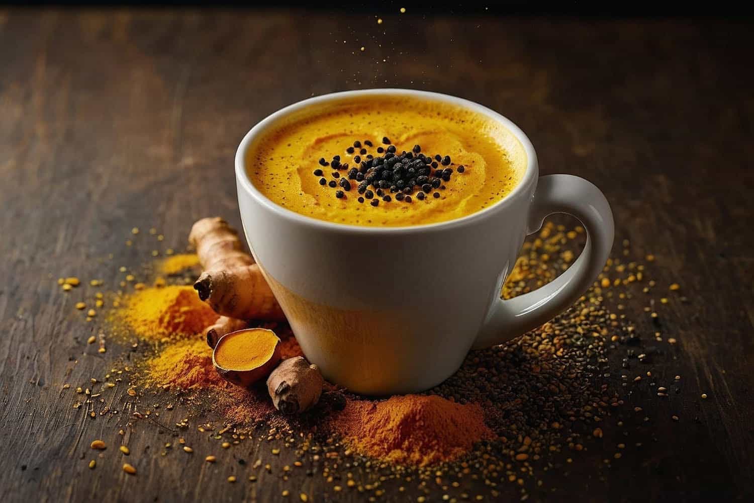 caf&eacute; con c&uacute;rcuma