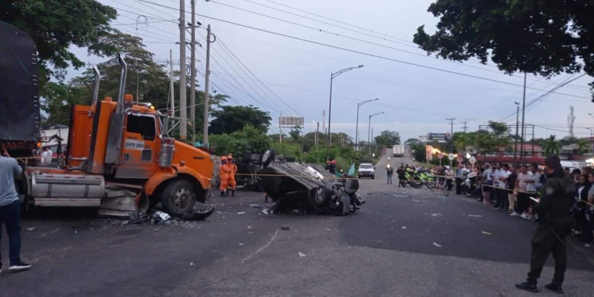 En video qued&oacute; violento accidente en la v&iacute;a al llano
