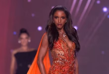 Estrepitosa caída de Miss Jamaica en el Miss Universo