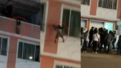 Inquietante video: Ni&ntilde;o cay&oacute; desde un cuarto piso en Bogot&aacute; y vecinos lograron salvarle la vida