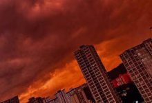 Impactante atardecer ti&ntilde;&oacute; de rojo el cielo de Caracas y despert&oacute; todo tipo de interpretaciones tras los terremotos