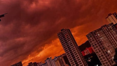 Impactante atardecer tiñó de rojo el cielo de Caracas y despertó todo tipo de interpretaciones tras los terremotos